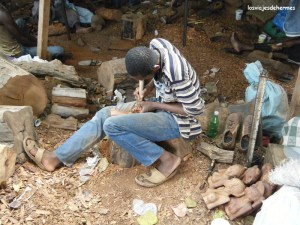 En la villa artesanal