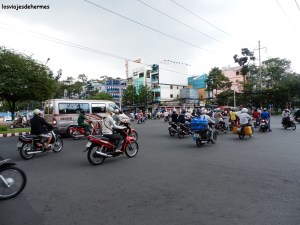 Todo lleno de motocicletas