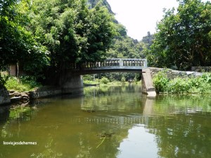 Inicio del recorrido en barca