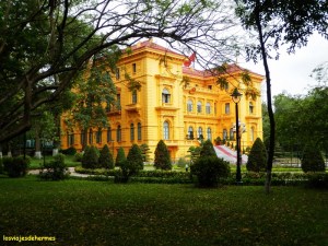 Llamativo Palacio presidencial, de origen francés