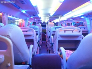 Aspecto del "sleeping bus"