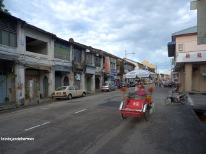 Céntrica calle de Georgetown