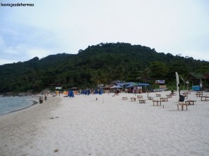 Ambiente de Long Beach por la tarde