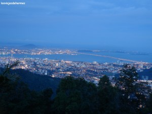 Vista desde Penang Hill al atardecer
