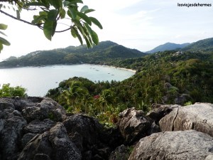 Vista de la bahía Chalok Baan Kao