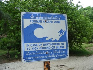 ¡Peligro de tsunami!