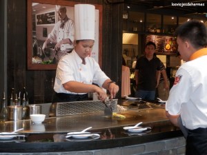 A la vista del cliente