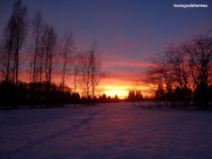 Luces crepusculares en Sagaldi
