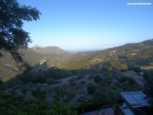 Vistas llegando a Guadalest