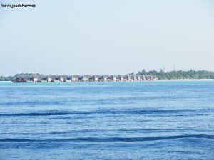 Resort de camino a Maafushi