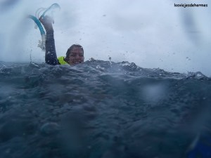 Lloviendo durante el buceo